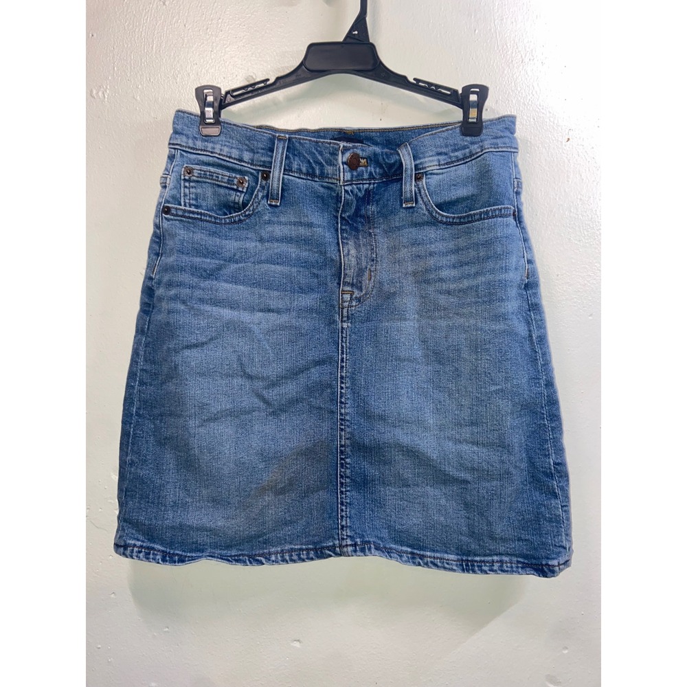 J.Crew Western Classic Y2K Coastal Preppy Capsule Denim Mini Skirt Medium Wash